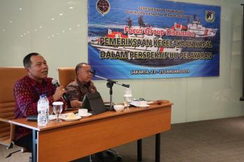 Focus Group Discussion (FGD) Pemeriksaan Kecelakaan Kapal dalam Perspektif Undang-Undang Pelayaran